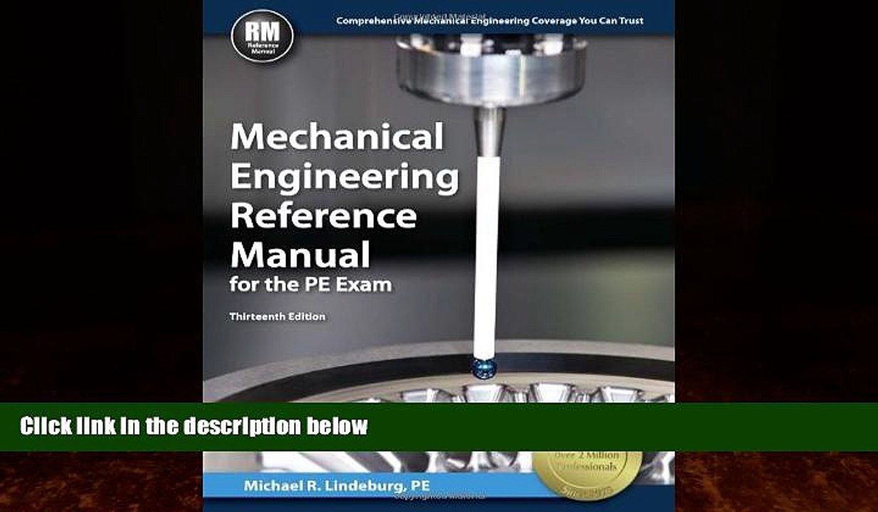 Big Deals  Mechanical Engineering Reference Manual for the PE Exam, 13th Ed  Best Seller Books