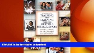 READ  Teaching and Learning Through Multiple Intelligences (3rd Edition)  BOOK ONLINE