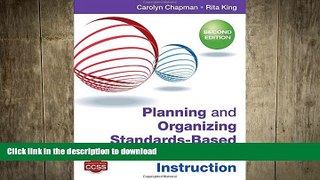 READ BOOK  Planning and Organizing Standards-Based Differentiated Instruction FULL ONLINE