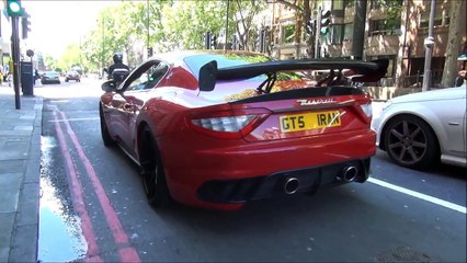 Novitec Tridente Maserati w/ huge spoiler Loud revs!!