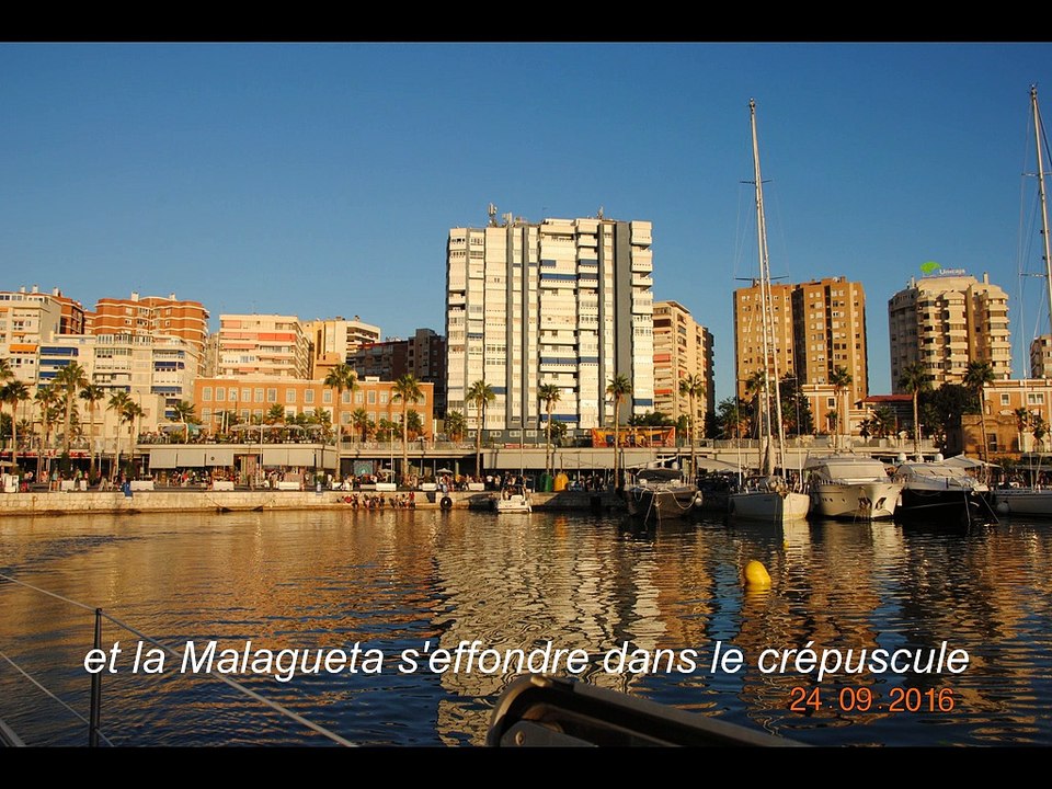 Dans la baie de Málaga