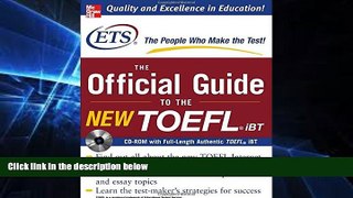 Big Deals  The Official Guide to the New TOEFL iBT with CD-ROM (McGraw-Hill s Official Guide to