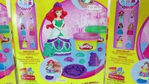 Play Doh Sparkle Disney Princess Mix n Match Playset Cinderella The Little Mermaid Ariel Snow White!