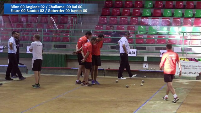 Quarts de finale, Sport Boules, seconde étape du Trophée Super 16, Saint-Vulbas 2016