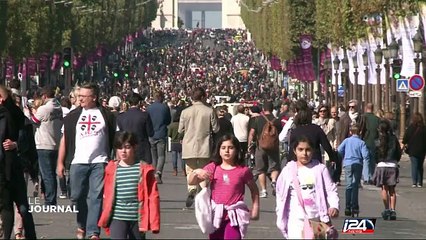 Journée "sans voiture" à Paris