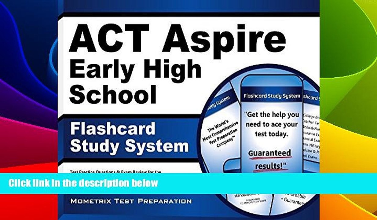 Big Deals  ACT Aspire Early High School Flashcard Study System: ACT Aspire Test Practice