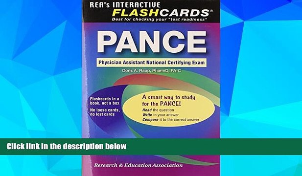 Big Deals PANCE (Physician Assistant Nat. Cert Exam) Flashcard Book (PANCE Test Preparation)