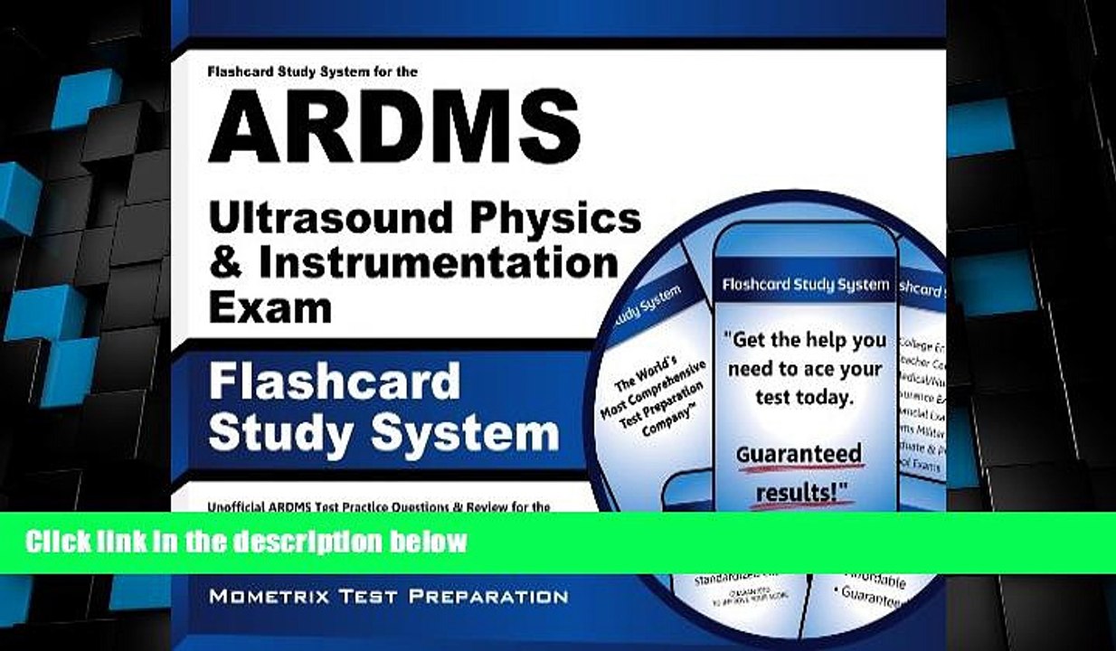 Big Deals  Flashcard Study System for the ARDMS Ultrasound Physics   Instrumentation Exam: