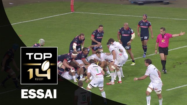 TOP 14 ‐ Essai James COUGHLAN (SP) – Grenoble-Pau – J6 – Saison 2016/2017