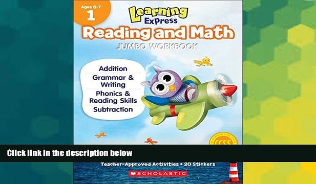 Big Deals Learning Express Reading and Math Jumbo Workbook Grade 1 Best Seller Books Most Wanted