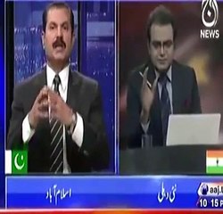 What a Shut Up Call By Shahid Latif to Indian Anchor