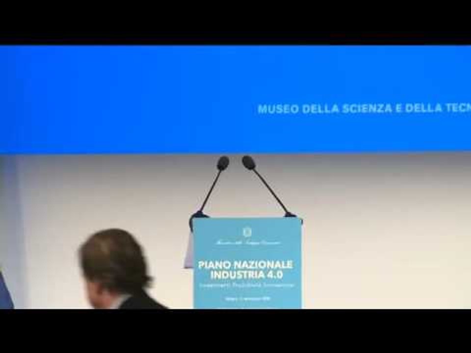 Milano - Presentazione del Piano nazionale Industria 4.0 (21.09.16)