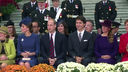 الامير وليام وزوجته يصلان الى كندا