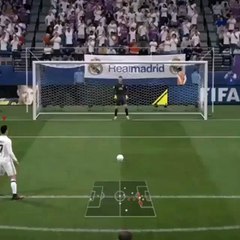 Cristiano Ronaldo FUNNY Penalty Kick in FIFA17