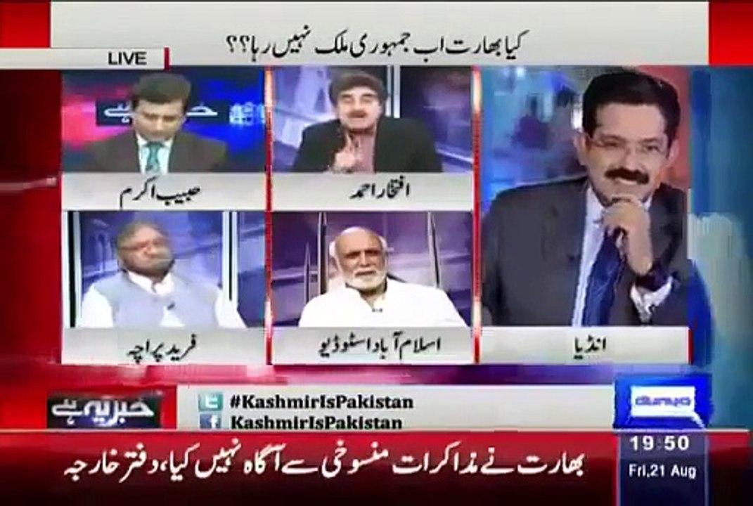 Iftikhar Ahmed Shut The Mouth Of Indian Tariq Fateh - Video Dailymotion