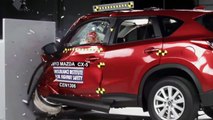 2013 Mazda CX-5 small overlap IIHS crash test