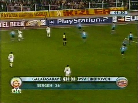 Galatasaray v. PSV Eindhoven 30.10.2001 Champions League 2001/2002 Highlights