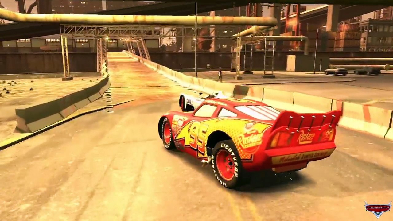 BMW V12 lmr 1999 VS Lightning McQueen Tudor Street Drifting Track Disney cars