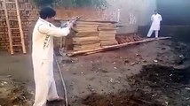 Talented Pathan showing Firing skills