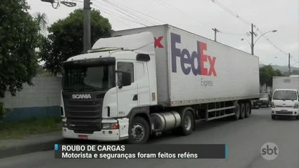 Bandidos roubam caminhão com carga de R$ 2 milhões no Rio de Janeiro