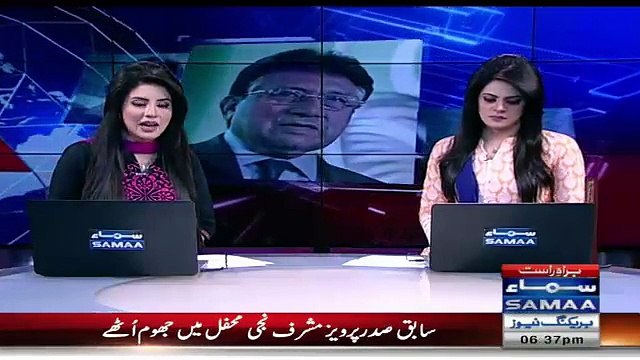 General Pervez Musharraf Dancing With Wife In A Wedding Ceremony At USA