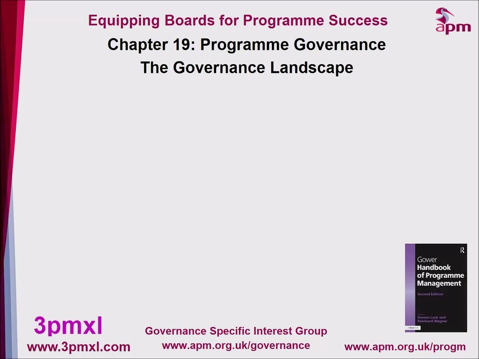 Chapter 19: Governance Landscape part 2