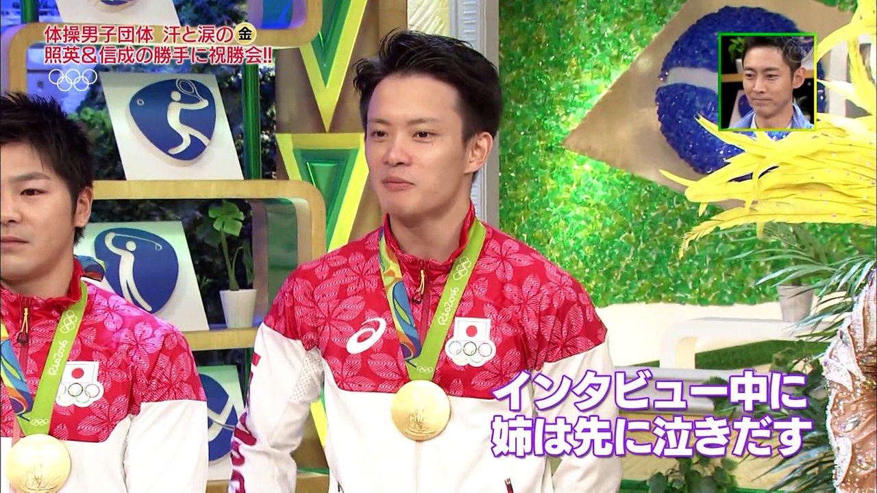 織田くん&健三祝勝サンバ笑＋大ちゃんサンバ@リオ五輪