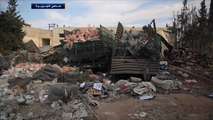 من استهدف قافلة الإغاثة بريف حلب الغربي؟
