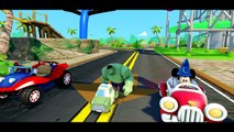 HULK Spiderman & Mickey Mouse Smash Cars & have FUN   McQueen Cars Colors & Nursery Rhymes !_1