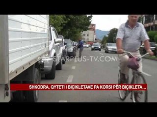 SHKODRA, QYTETI I BIÇIKLETAVE PA KORSI PËR BIÇIKLETA…