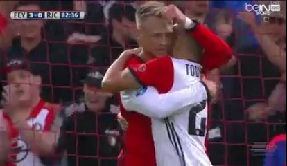 Nicolai Jorgensen Second Goal - Feyenoord 3-0 Roda - 25.9.2016