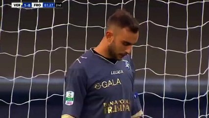 Verona 1–0 Frosinone 	 Pazzini G. (Penalty) Goal 25.09.2016