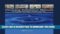 [PDF] Cleaning Validation Manual: A Comprehensive Guide for the Pharmaceutical and Biotechnology