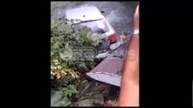 Fluks tek Syri i Kaltër - Makina përfundon në ujë në tentativë për të gjetur një vend parkimi