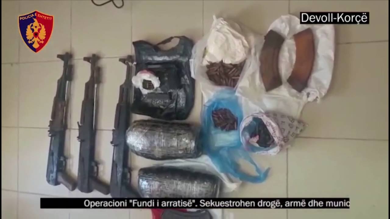 Report TV - Korçë, kapen me drogë e armë dy të arratisur nga burgu grek