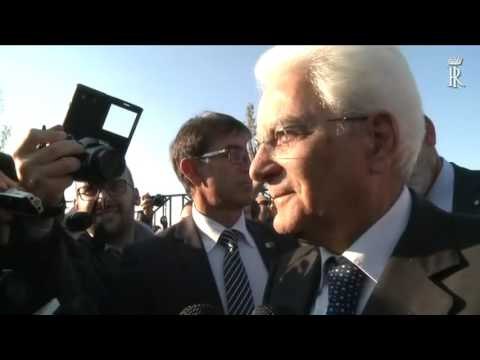 Casale Monferrato - Dichiarazione presidente Mattarella (24.09.16)