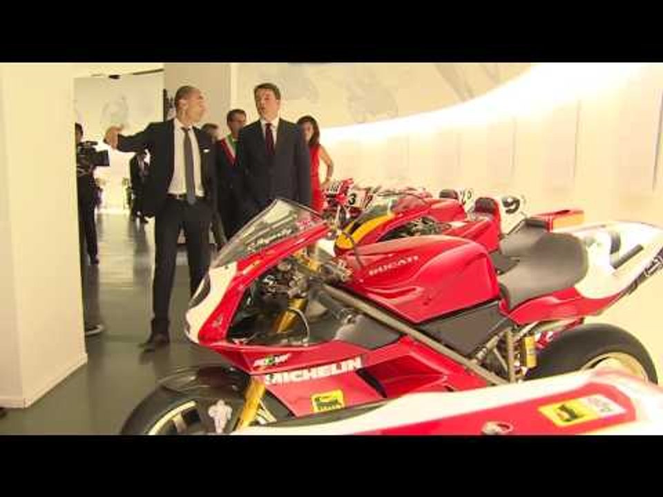 Borgo Panigal - Visita del Presidente Renzi al Museo Ducati (23.09.16)