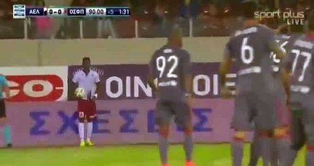 Nikolaos Golias Goal - AEL Larissa	1-0	Olympiakos Piraeus 25.09.2016