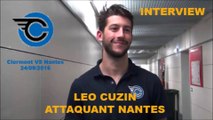 HH Interview 2016-09-24 Léo Cuzin Attaquant Corsaires de Nantes - D1 - Clermont VS Nantes