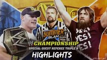 Summerslam 2013 - WWE Championship Match - John Cena vs Daniel Bryan Highlights