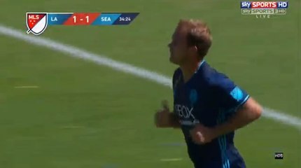 Chad Marshall Goal - LA Galaxy 1-1 Seattle Sounders - 25.9.2016