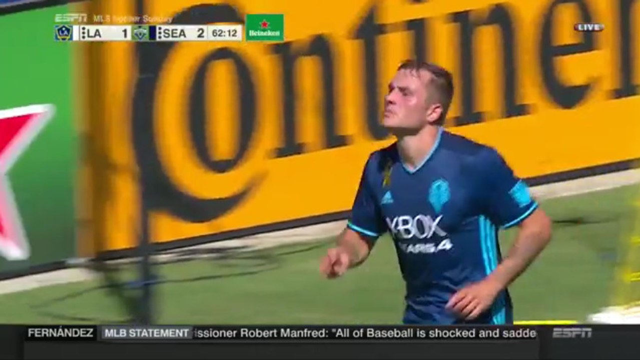 Jordan Morris Amazing Goal - Los Angeles Galaxy 1-2 Seattle Sounders FC (25/09/2016)