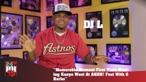 DJ L - Memorable Moment First Time Meeting Kanye West At AHHH! Fest With G Herbo (247HH Exclusive) (247HH Exclusive)