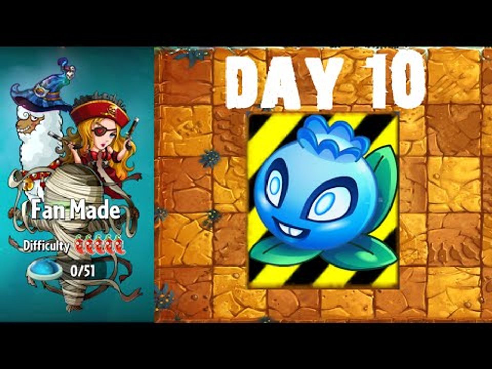Plants vs. Zombies 2 - Fan Made World by OyKus - Level 10 (Endangered Plants)