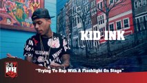 Kid Ink - Trying To Rap With A Flashlight On Stage (247HH Wild Tour Stories)