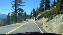 On the road again - En quittant D.L. Bliss State Park Campground, Emerald Bay, Lake Tahoe, CA - 13 juillet 2016