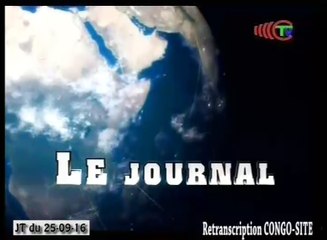 Journal de 20h TVCongo du Dimanche 25 septembre 2016 -By Congo-Site