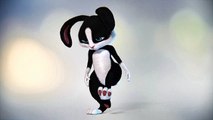 Animation blender cartoon rabbit