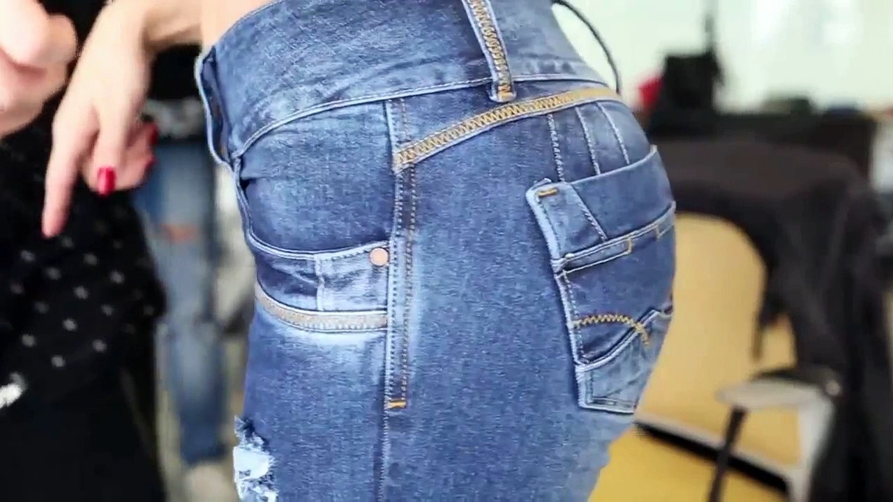 Alicia Machado Jeans Compilation
