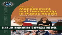 [PDF] Essentials Of Management And Leadership In Public Health (Essential Public Health) Full Online